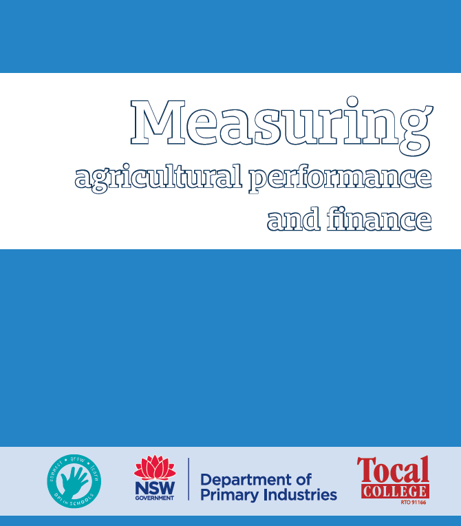Tocal Virtual farm case study- Measuring agricultural performance and ...